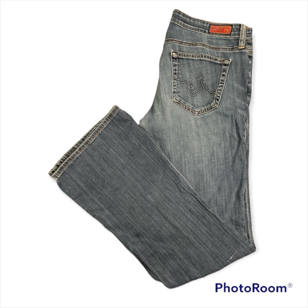 AG Adriano Goldschmied Jeans 30 Reg The Club Well Fitted Flare Low Rise.